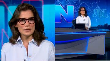 Renata Vasconcellos voltou de férias antes da hora na Globo - Reprodução/Globo