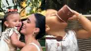 Filha de Neymar, Mavie surpreende ao tomar sorvete sem açúcar pela primeira vez - Reprodução/Instagram