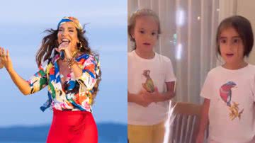 Ivete Sangalo comemora aniversário das filhas gêmeas - Reprodução / Instagram