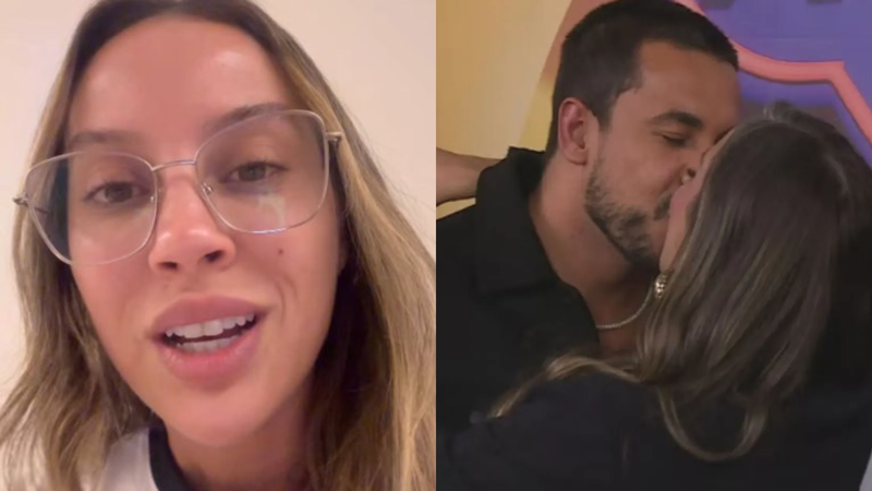 Após recusar falar sobre Maike, Renata abre o jogo sobre o relacionamento: 'Estamos nos conhecendo' - Reprodução/ Instagram e TV Globo