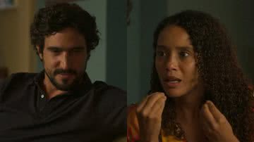 Ivan (Renato Góes) e Raquel (Taís Araujo) de Vale Tudo - Reprodução/Globo