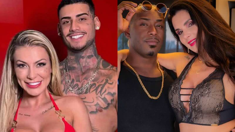Andressa Urach, Cassiano França, Jefão e Luiza Ambiel - Reprodução/Instagram