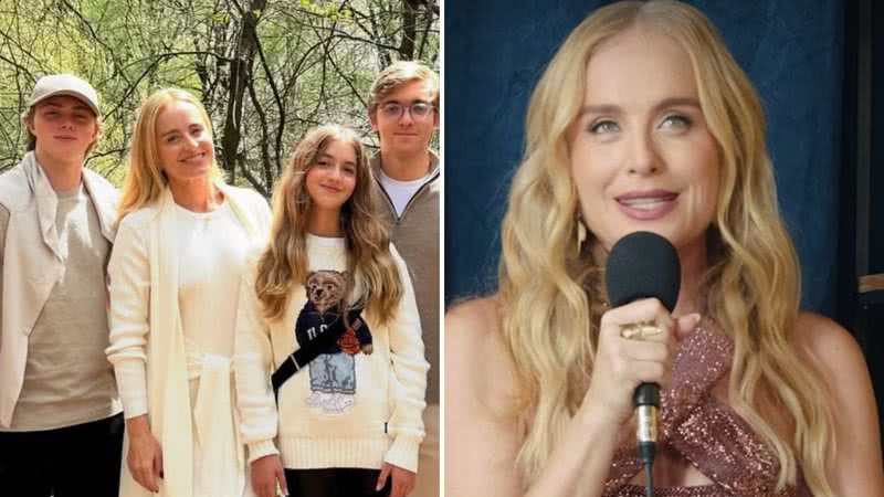 Angélica dos três filhos adolescentes e dos pais idosos - Reprodução/ Instagram e YouTube