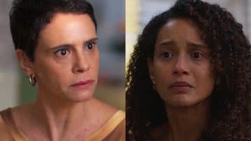 Celina (Malu Galli) e Raquel (Taís Araujo) de Vale Tudo - Reprodução/Globo