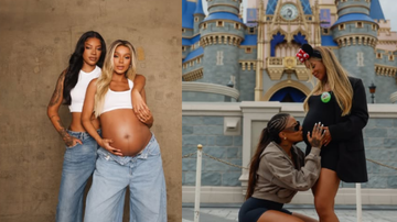 Famosos celebram nascimento de Zuri, primeira filha de Ludmilla e Brunna Gonçalves - Reprodução/ Instagram