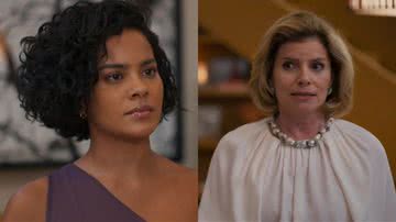 Fátima (Bella Campos) e Odete (Débora Bloch) de Vale Tudo - Reprodução/Globo