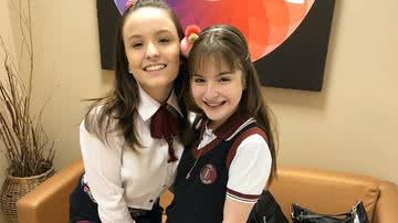 Larissa Manoela e Sophia Valverde em As Aventuras de Poliana - Reprodução/SBT