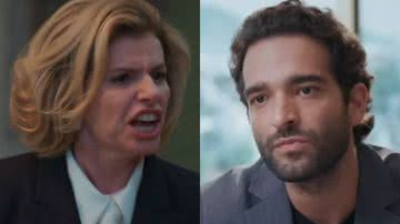 Odete (Débora Bloch) e Afonso (Humberto Carrão) de Vale Tudo - Reprodução/Globo
