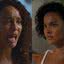 Raquel (Taís Araujo) e Fátima (Bella Campos) de Vale Tudo