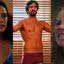 Raquel (Taís Araujo), Ivan (Renato Góes) e Heleninha (Paolla Oliveira) de Vale Tudo