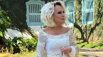 Ana Maria Braga usa vestido de noiva de estilista para celebrar seu casamento - Reprodução/ Instagram