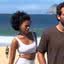 Bella Campos e Humberto Campos em gravação de 'Vale Tudo'