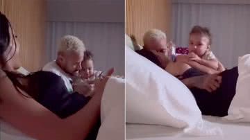 Bruna Biancardi e Neymar com a filha, Mavie - Reprodução/ Instagram