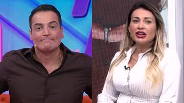 Leo Dias e Andressa Urach - Reprodução/SBT/Youtube
