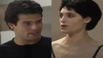 Téo (Maurício Mattar) e Diná (Christiane Torloni) em 'A Viagem' - Reprodução/ Globo