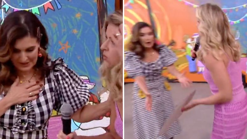 Mariana Santos invade o Encontro e protagoniza momento controverso: "Era pra ser engraçado?" - Reprodução/TV Globo