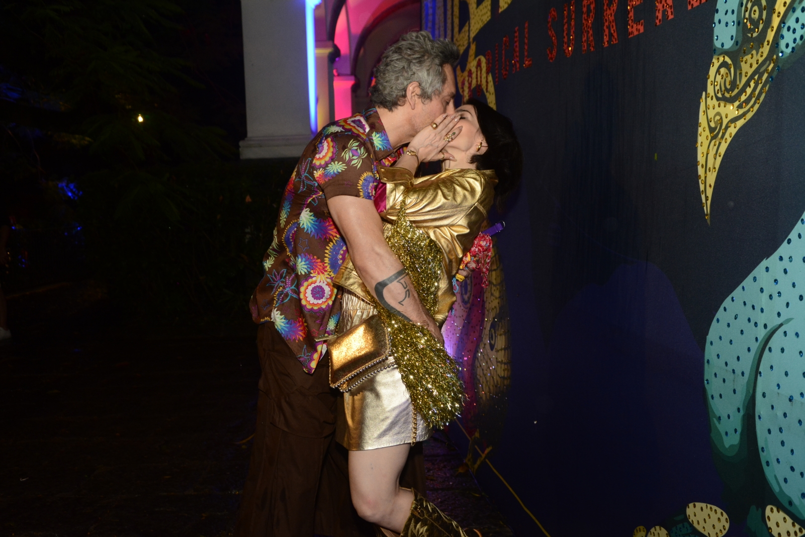 Alexandre Nero com a esposa